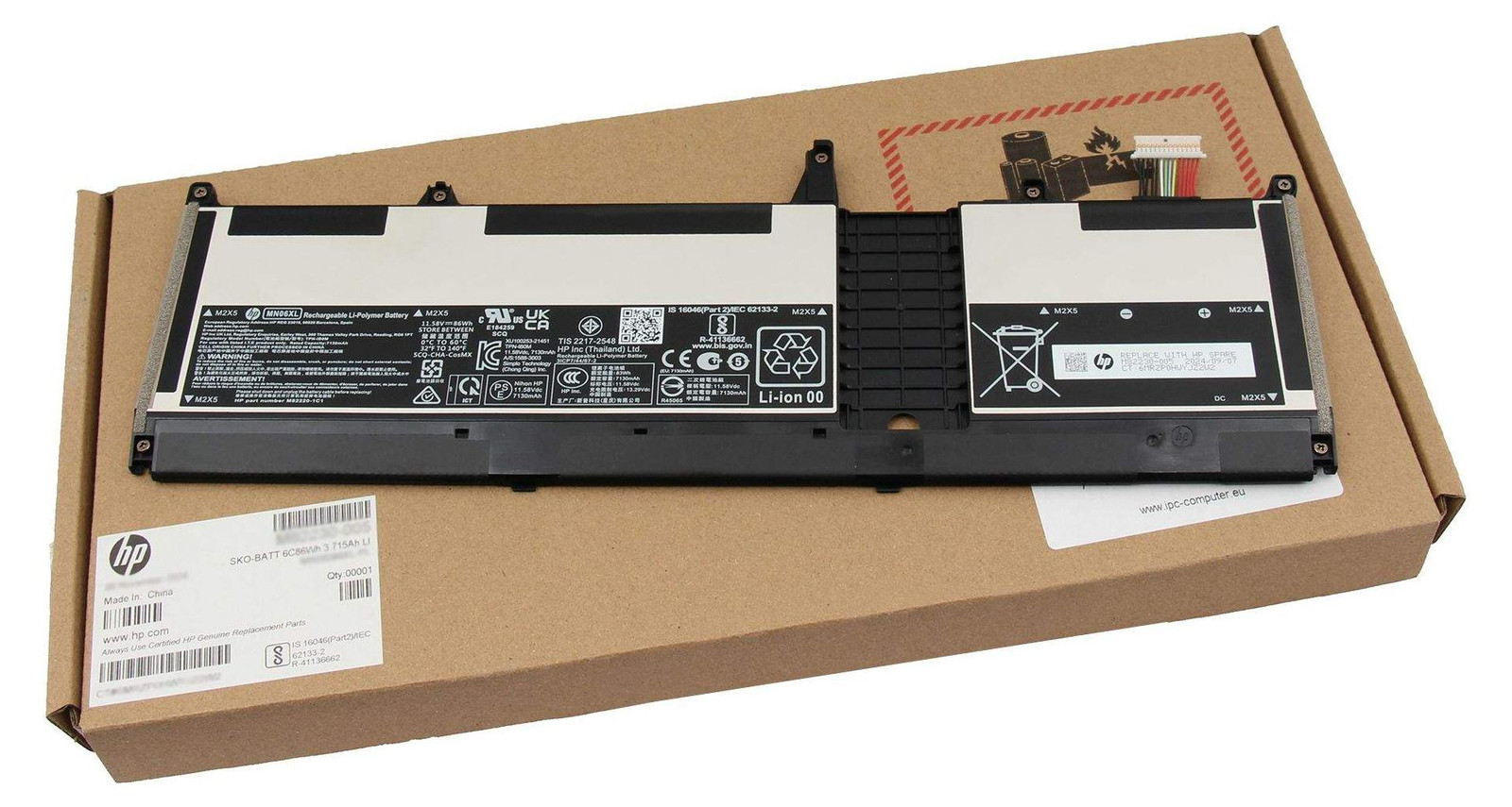 HP TPN-IB0M vervangende laptop