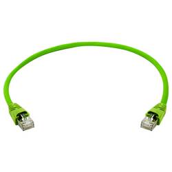 Telegärtner 100008481 RJ45 Patchkabel CAT 5 SF/UTP 3.0 m Grün mit Knickschutztülle 1 St.