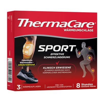 Thermacare Sport Wärmeumschläge 3 St Pflaster