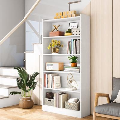 Bluebell 6-Tier Open Bookcase, 72 inches Large Tall Bookshelf