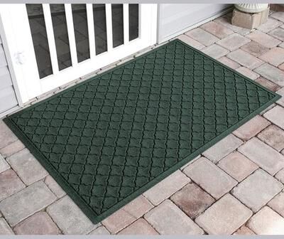 Bungalow Dba Matterly Cordova Estates Doormat 52 x 34, 52 x 34, Dark Green