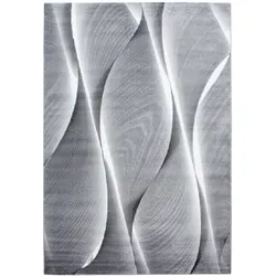 Flachwebeteppich Parma Schwarz ca. 140x200cm