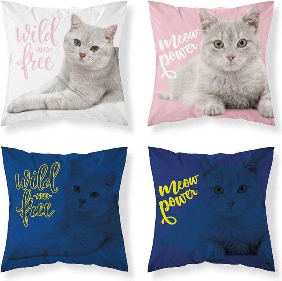 CharactersMania Poes Sierkussen met vulling Glow in the Dark 40 x 40 cm