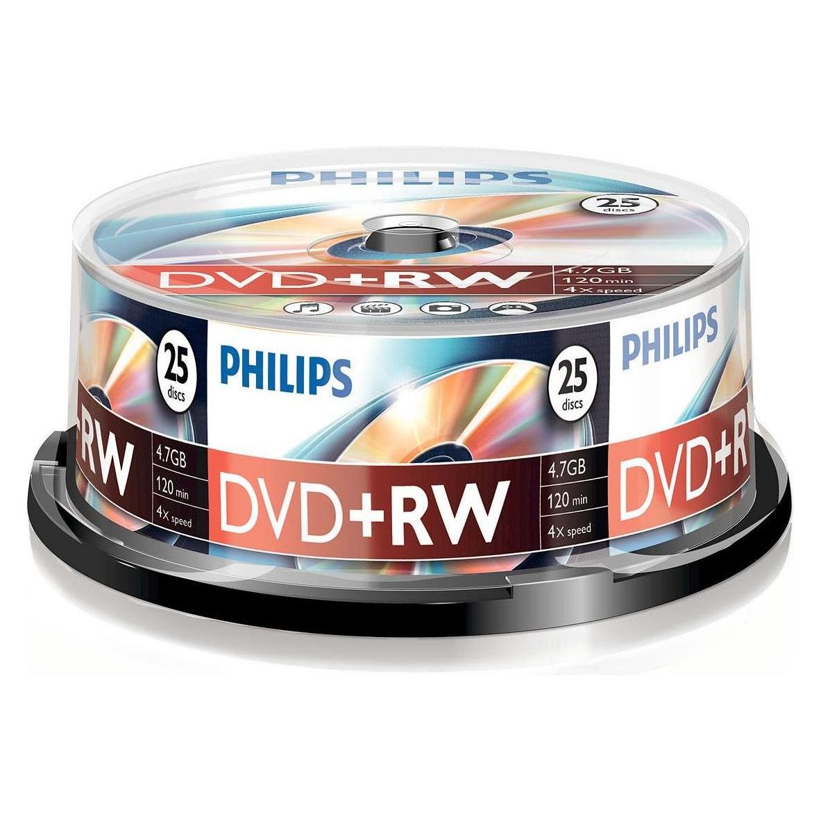 Philips DVD+RW 4.7 GB (25x) (DW4S4B25F/00)