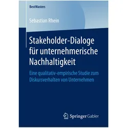 Stakeholder-Dialoge für unternehmerische Nachhaltigkeit, Fachbücher von Sebastian Rhein