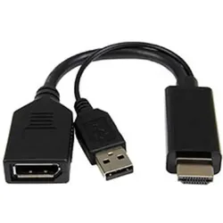 DLH DY-TU4247B (DisplayPort, HDMI), Video Adapter, Schwarz