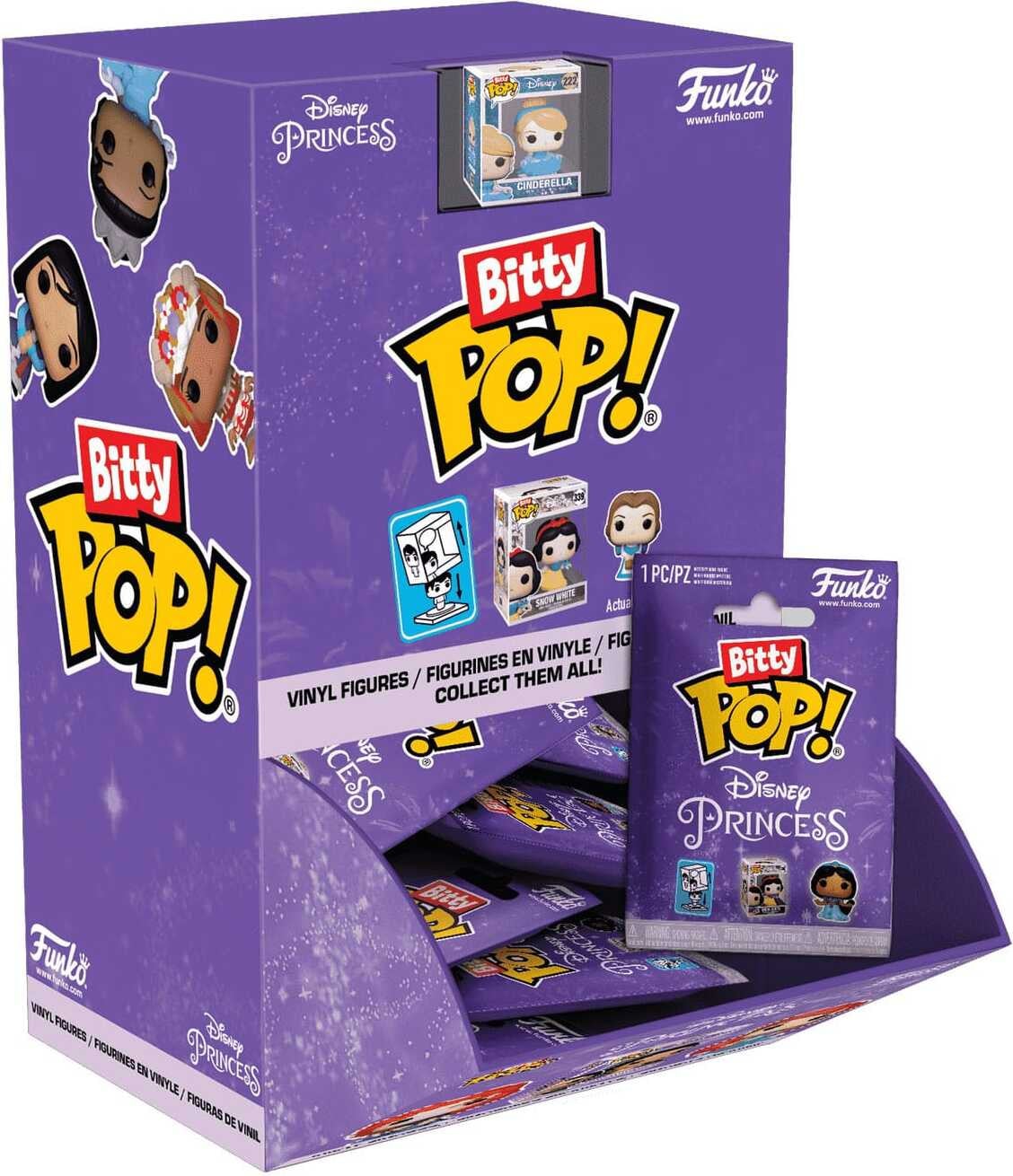 Funko Disney Prinsessen Mystery Bitty POP! Vinyl Figuurtjes, display met 32 stuks