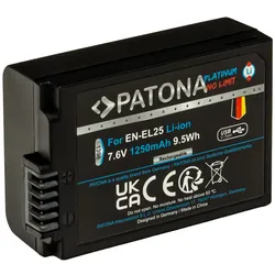 PATONA Platinum Akku mit USB-C für Nikon EN-EL25