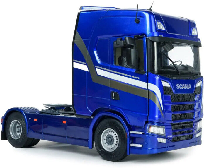 Miniature 1:24 Scania 580S Highline metallic blue 2023 - Solido