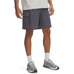 UNDER ARMOUR Vibe Woven Cargo Shorts Herren 025 - castlerock/black S