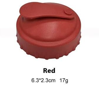 Inspired Finds Best Selling Silicone Lids For Cans, Soda Cans, Cups, Cola Seals, And Beer Bottles Reusable, Easy To Use red