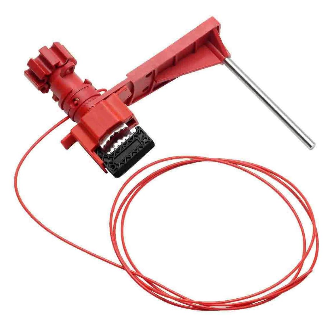 Brady Grosse Universal-Ventilabsperrung mit Nylonkabel und Blockierstab (1 Set) (051388)