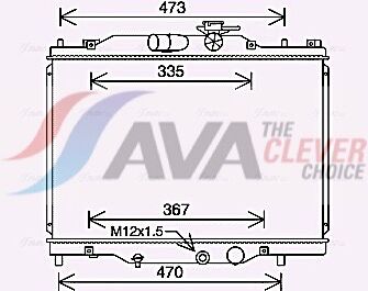 Ava Clever Choice Kühler, Motorkühlung Mz2291 Für Mazda