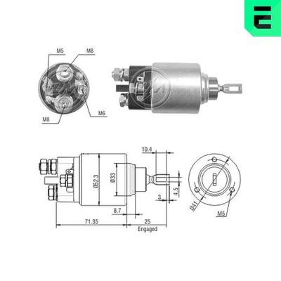 Era Magnetschalter, Starter [Hersteller-Nr. ZM378] für BMW