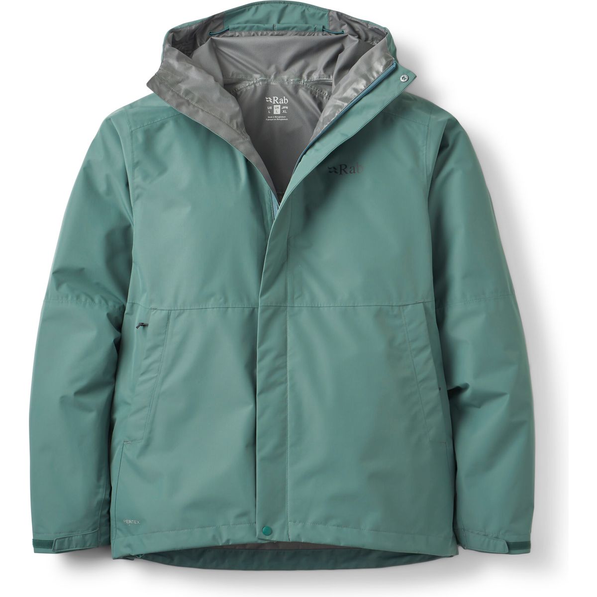 Rab Downpour Jacket sage (SGE) L QWI-06-SGE-LRG
