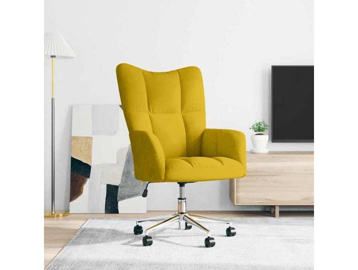 Chaise de Relaxation Fauteuil de Détente Siège de Relaxation Chaise de Détente Salon Salle de Séjour Intérieur Jaune 328168