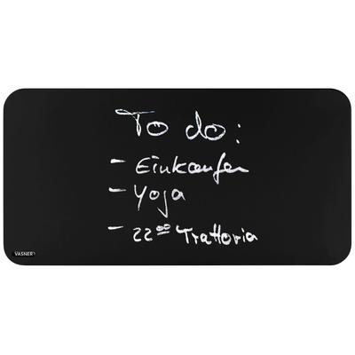 VASNER Infrarotheizung "Citara T Plus", schwarz, B/H/T: 120cm x 60cm x 2,5cm, 900 W, unten,mittig, Heizkörper, Tafelheizung rund mit Kreide beschreibbar, 900 Watt