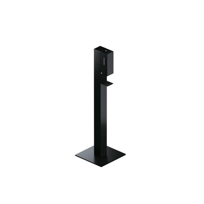 Hewi Sensoric Desinfektionsspender 900.06.01360DC Säule, schwarz tiefmatt, Desinfektion