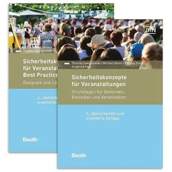 Paket Sicherheitskonzepte für Veranstaltungen, Fachbücher von DIN e.V.