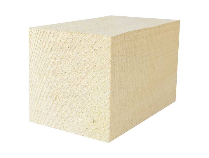 Oecoplan Lindenklotz roh 8x8x12 cm
