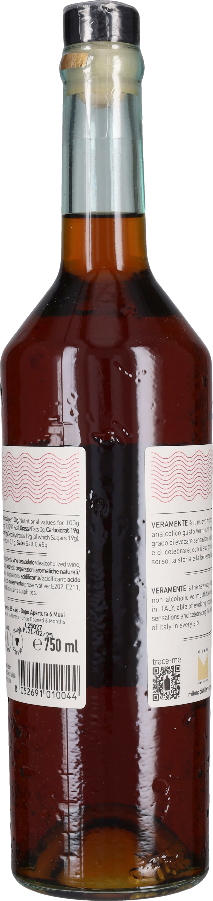 Milano Distillery Vermouth Analcolico 'Veramente'