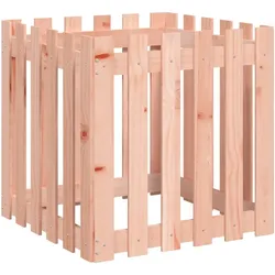 vidaXL Pflanzkübel Lattenzaun-Design 60x60x60 cm Massivholz Douglasie