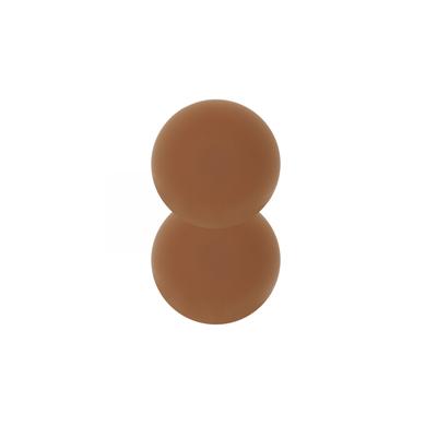 Klebe-BH MAGIC BODYFASHION "Magic Nipples", Damen, Gr. S/M, N-Gr, braun (mocha), Obermaterial: 100% Polyurethan, BHs Klebe-BH, Mehrfach verwendbar