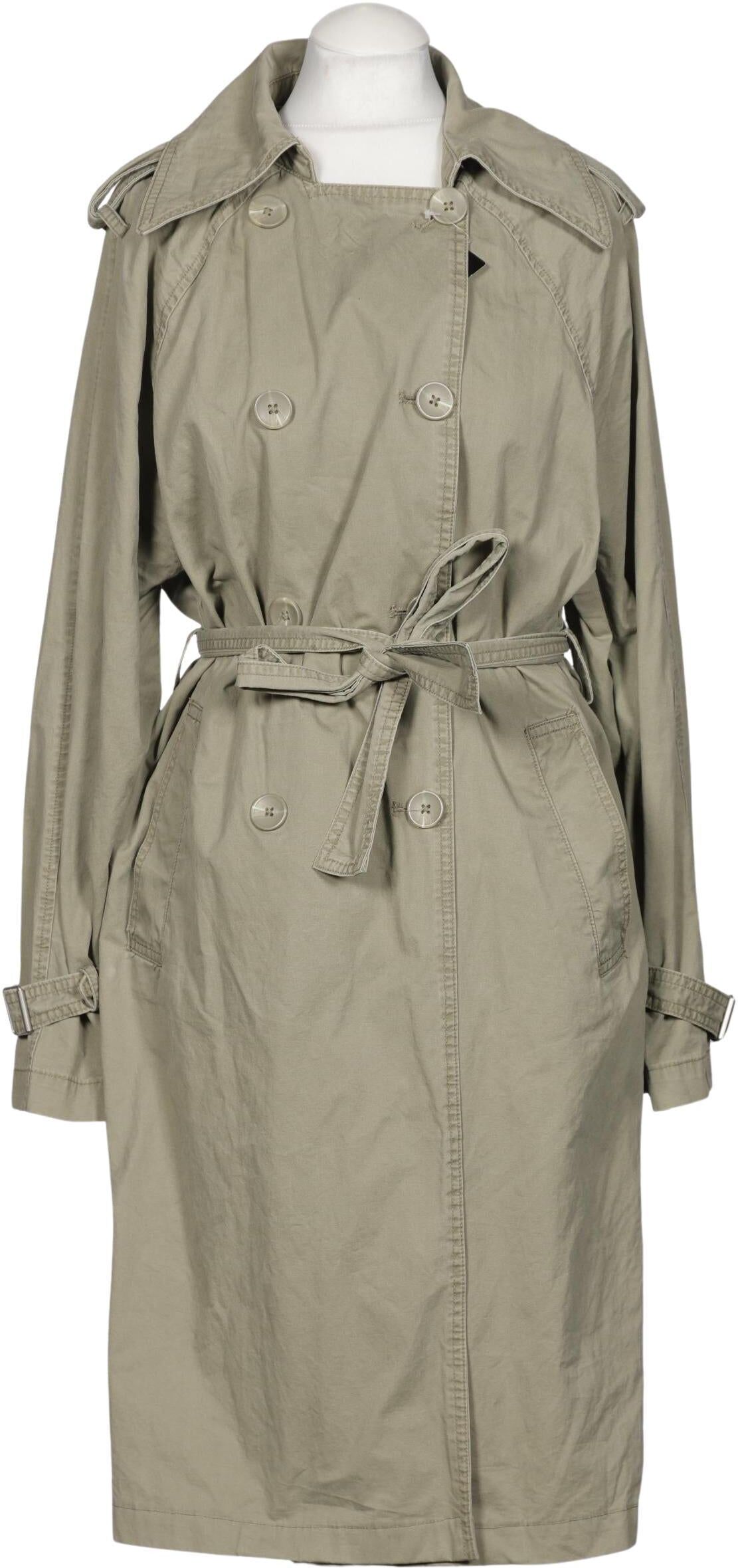 Stradivarius Damen Mantel, Beige, Gr. M, Baumwolle - Second Hand