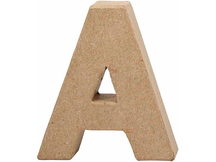 Creative Letter A Papier-mâché 10 Cm