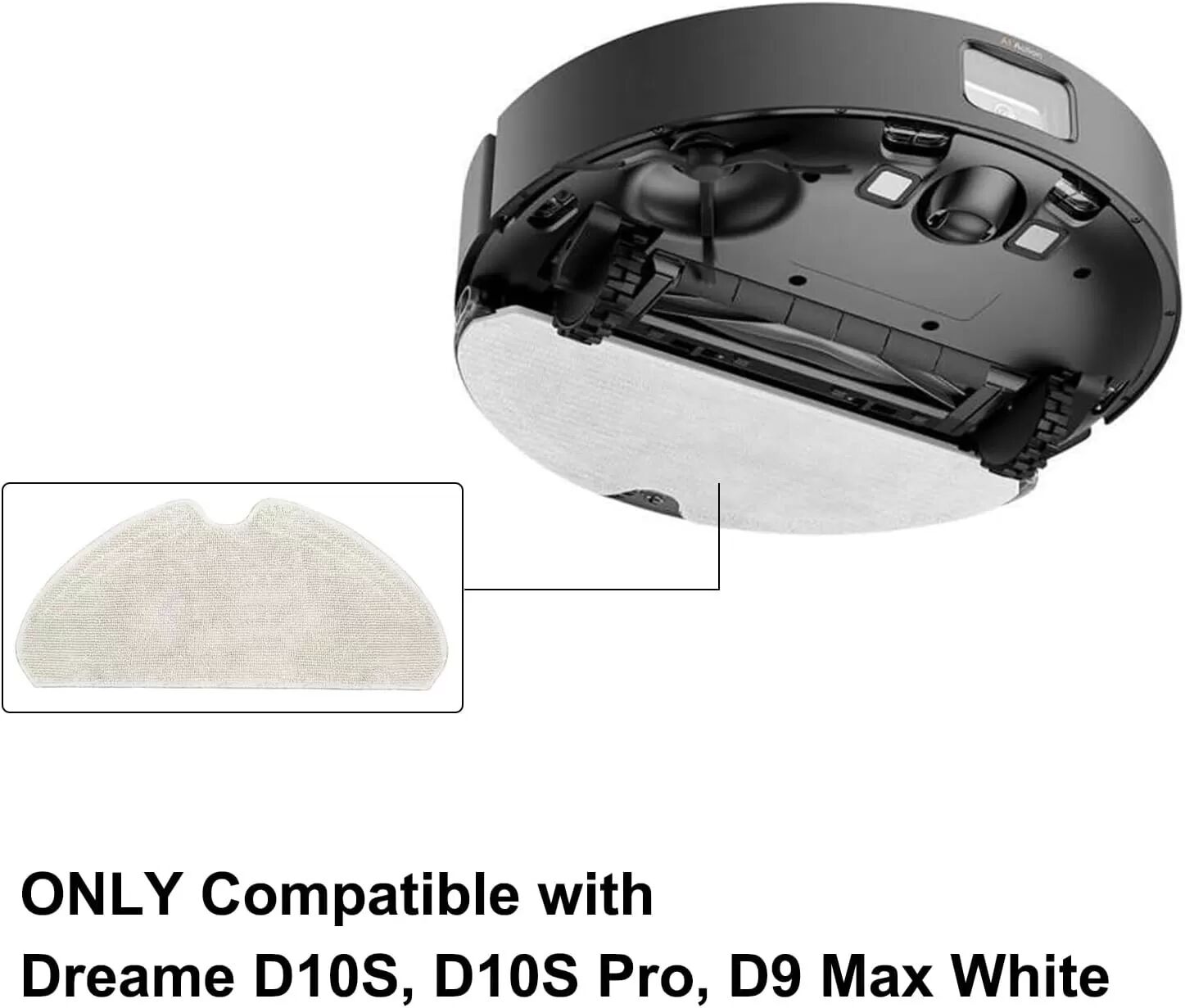INF Ersatzmopps für Dreame D10S, D9 Max & F9 Pro Saugroboter