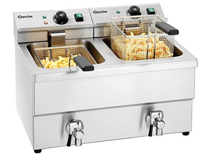 Bartscher Fritteuse Imbiss II 2x8L TG Hahn 85167920 Art. A150207