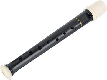 Thomann TRGK-31B Garklein Recorder Schwarz mit weißem Ring
