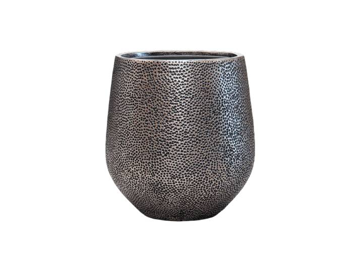 Grosser, hochwertiger Blumentopf „Opus Hit Darcy“, verschiedene Grössen Silber Baq Design