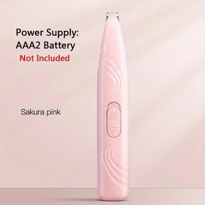 Multisell Products Hub Electric Pet Shaver Clipper For Cats And Dogs, Shave Foot Hair, Buttocks & Eyes Hair pink