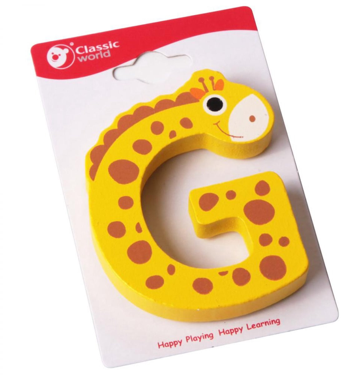 Classic World houten letter G