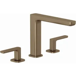 Kludi RENON 3-Loch Waschtischarmatur 42393N175 mit Push Open Brushed Bronze PVD