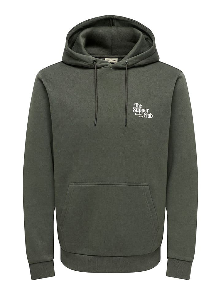 ONLY & SONS Hoodie in Khaki - L