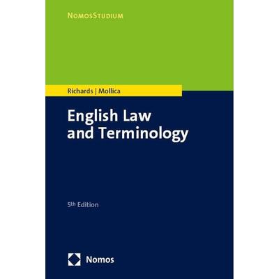 English Law and Terminology, Taschenbuch von Claudina Richards,Viviana Mollica, Nomos, 978-3-8487-7898-0