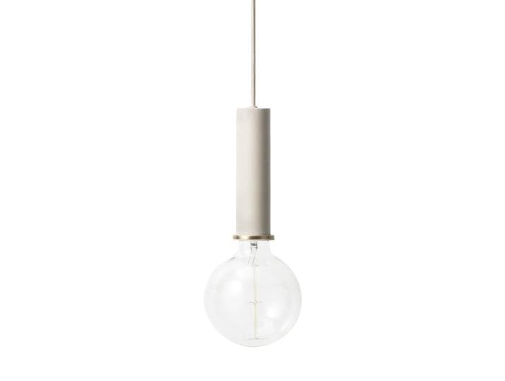 Ferm Living Lampe à suspension Collect grande gris clair