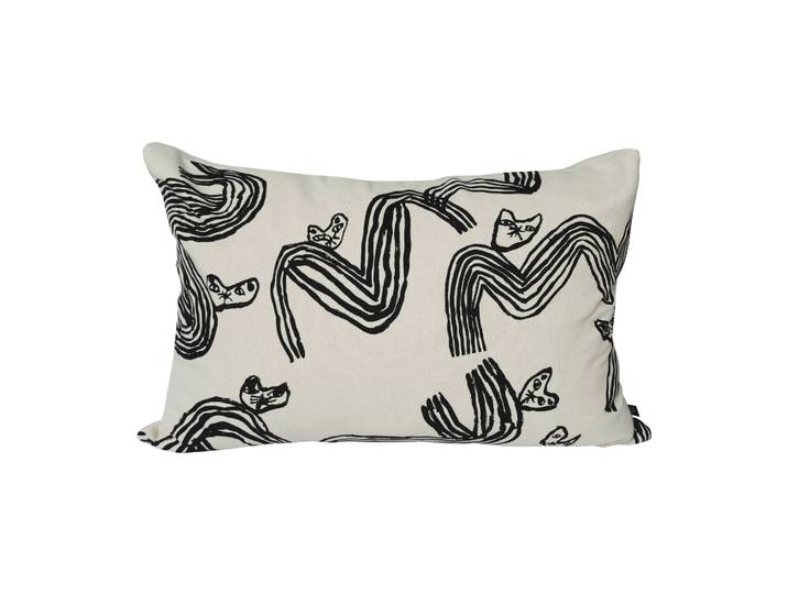Fine Little Day Housse de coussin Tigre 48x68 cm Naturel