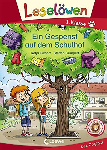 Katja Richert - Leselöwen 1. Klasse - Ein Gespenst auf dem Schulhof: Erstlesebuch Kinder ab 6 Jahre - Preis vom 16.10.2026 11:41:07 h