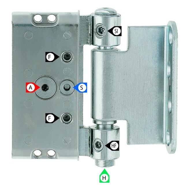 Anuba Haustürbänder Duplex 320-3D (DU320DL-3L-TL-WV-S 15-D3-SIGDuplex)