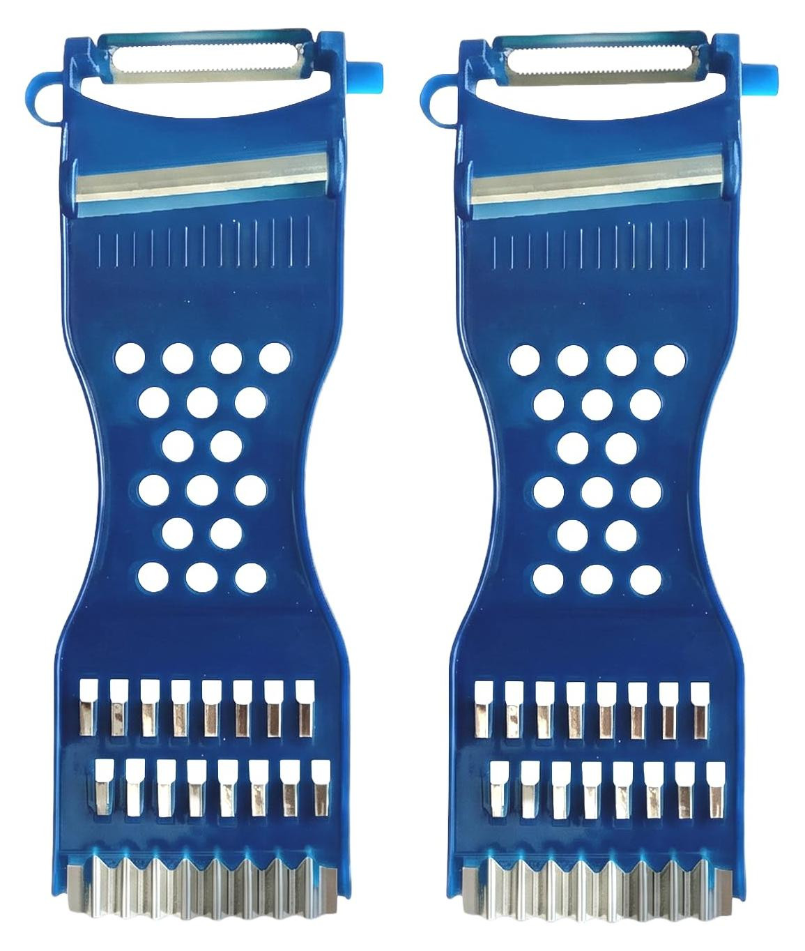 Dripio Multifunctionele 6-in-1 groenteschiller van ABS en roestvrij staal, 20 x 8,2 cm