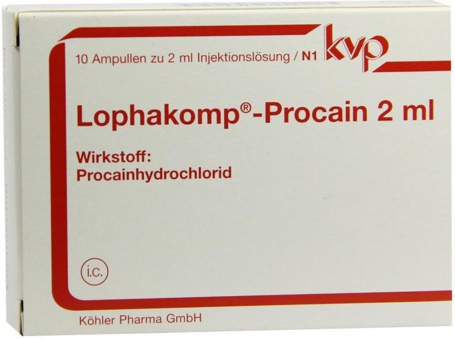 Lophakomp Procain 2 ml Injektionslösung