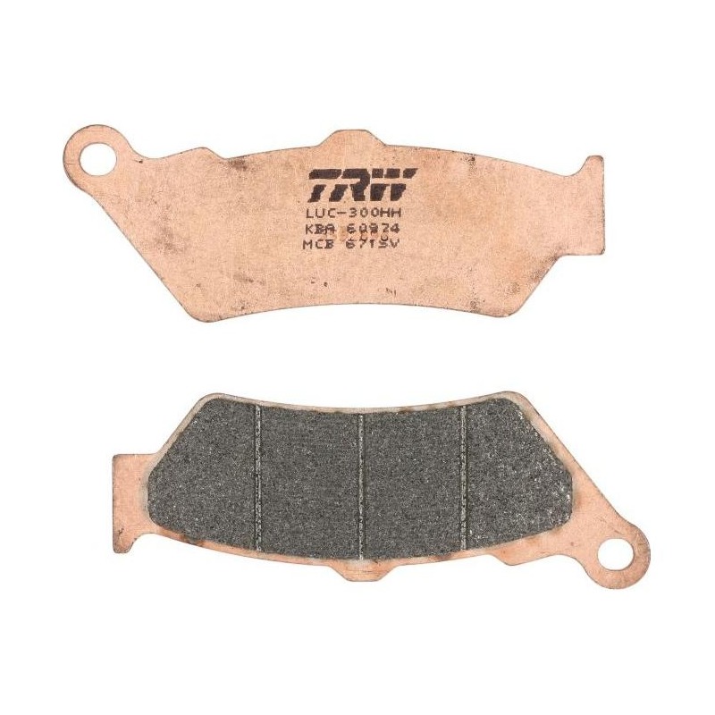 Plaquettes de Frein TRW - métal fritté - MCB671SV