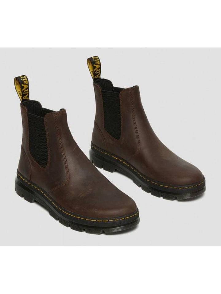Dr. Martens Leder-Chelsea-Boots in Braun - 38