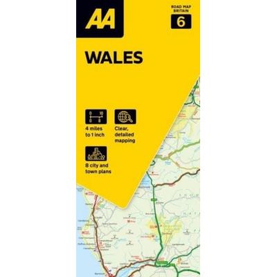 06 Wales, Karte von , Automobil Association, 978-0-7495-8469-6
