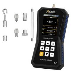 PCE Instruments Kraftmessgerät PCE-DFG 500 X 500N 7.200Hz Genau ±0,05% F.S. Speicher Software Kalibriererinnerung