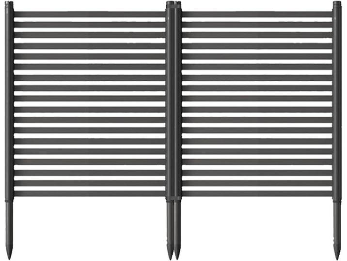 GarveeMore Paravent 120 x 90cm Sichtschutz,Garten Raumteiler, 2-teilig Balkonsichtschutz