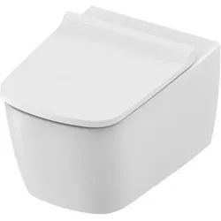 TECEneo Wand-WC 9700215 Set mit Deckel SLIM, weiß, ohne Duschfunktion